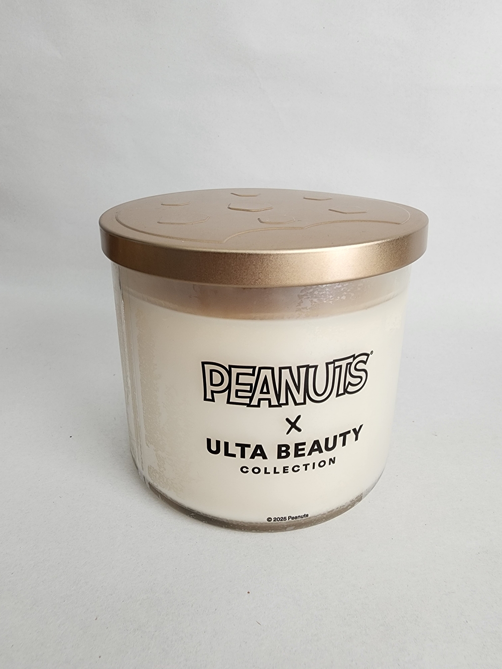 Peanuts x Ulta Beauty Scented Candle - White with Gold Lid